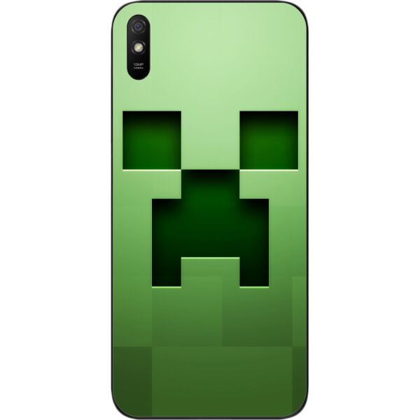 

Силиконовый чехол SMTT для Xiaomi Redmi 9A с картинкой Игры Майнкрафт скин