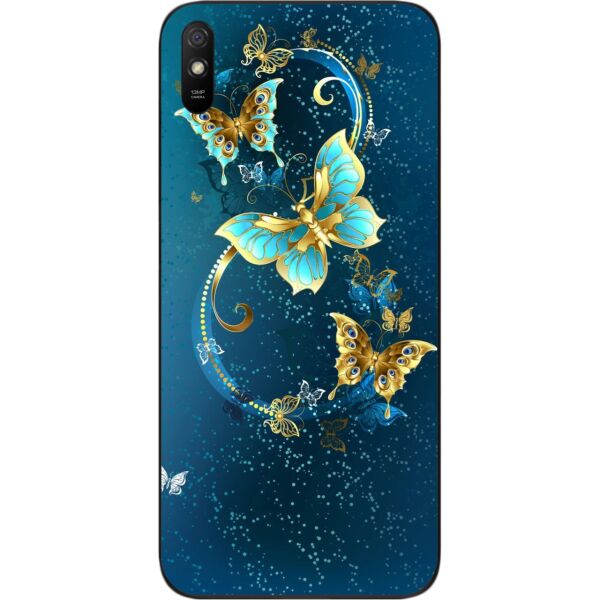 

Чехол силиконовый SMTT для Xiaomi Redmi 9A с картинкой Красивые бабочки