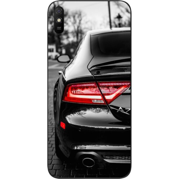 

Бампер силиконовый SMTT для Xiaomi Redmi 9A с рисунком Машина