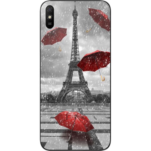 

Оригинальный силиконовый чехол SMTT для Xiaomi Redmi 9A с картинкой Париж