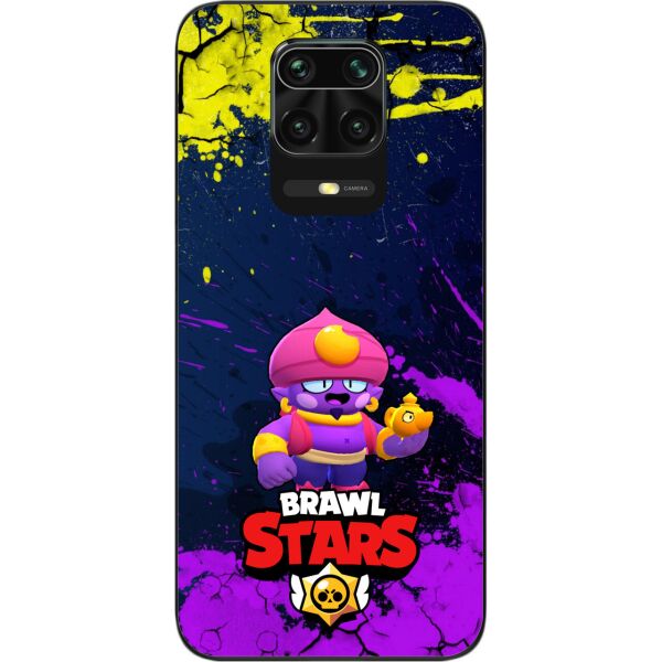 

Силиконовый чехол SMTT для Xiaomi Redmi Note 9S / Note 9 Pro с картинкой Бравл Старс герой Джин