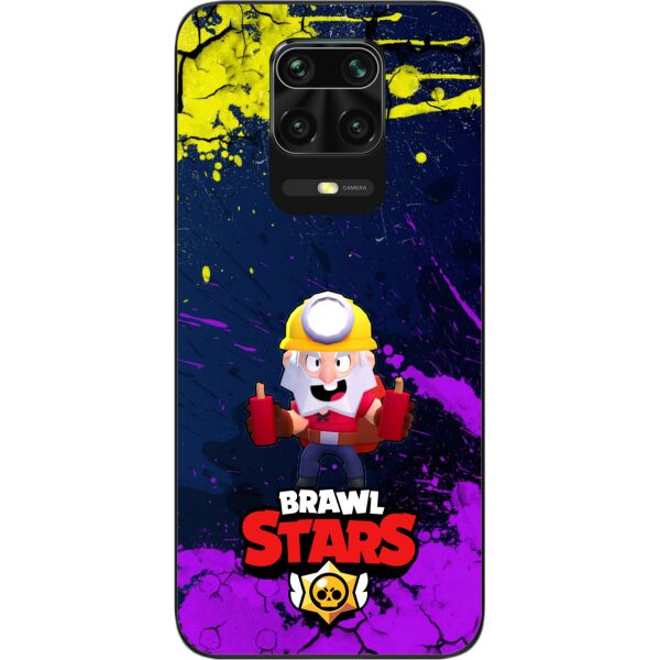 

Силиконовый чехол SMTT для Xiaomi Redmi Note 9S / Note 9 Pro с картинкой Бравл Старс герой Динамайк