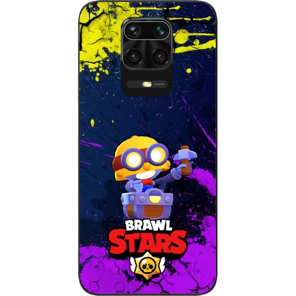 

Силиконовый чехол SMTT для Xiaomi Redmi Note 9S / Note 9 Pro с картинкой Бравл Старс герой Карл