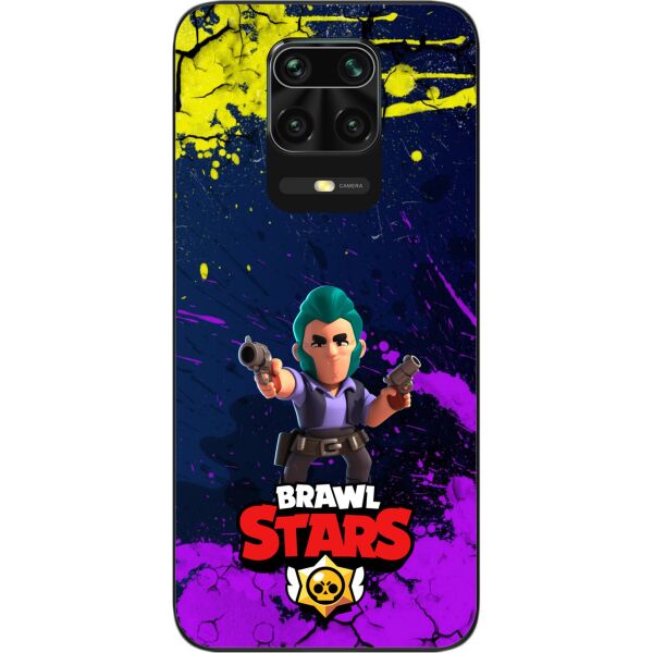 

Силиконовый чехол SMTT для Xiaomi Redmi Note 9S / Note 9 Pro с картинкой Бравл Старс герой Кольт