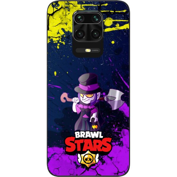 

Силиконовый чехол SMTT для Xiaomi Redmi Note 9S / Note 9 Pro с картинкой Бравл Старс герой Мортис