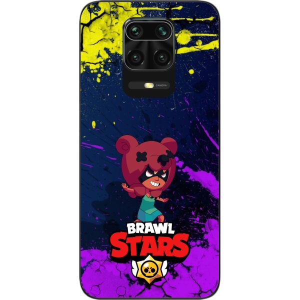 

Силиконовый чехол SMTT для Xiaomi Redmi Note 9S / Note 9 Pro с картинкой Бравл Старс герой Нита