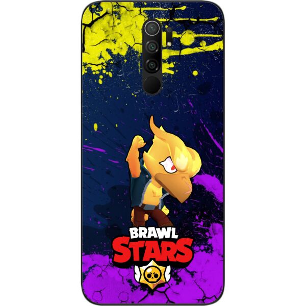 

Силиконовый чехол SMTT для Xiaomi Redmi 9 с картинкой Бравл Старс герой Ворон феникс