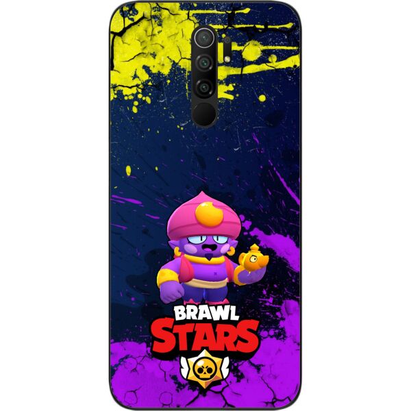 

Силиконовый чехол SMTT для Xiaomi Redmi 9 с картинкой Бравл Старс герой Джин