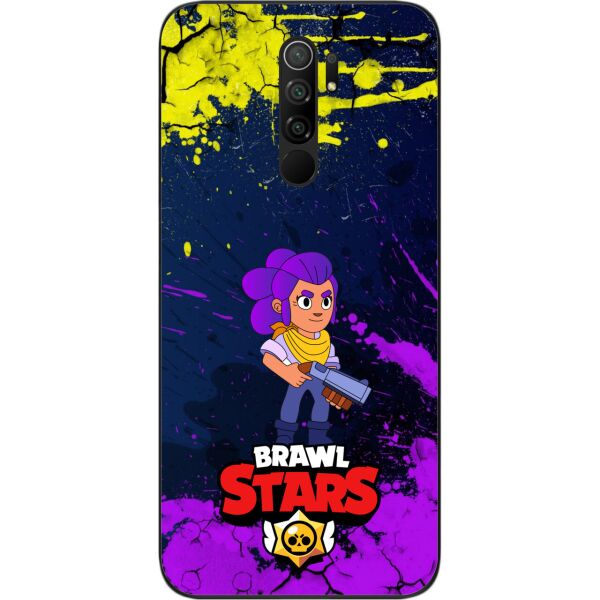 

Силиконовый чехол SMTT для Xiaomi Redmi 9 с картинкой Бравл Старс герой Шелли