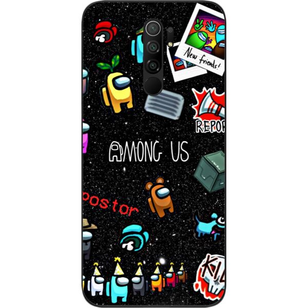 

Силиконовый чехол SMTT для Xiaomi Redmi 9 с картинкой Among us Найди меня