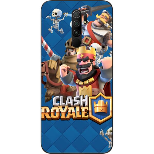 

Силиконовый чехол SMTT для Xiaomi Redmi 9 с картинкой Игры Clash Royale герои