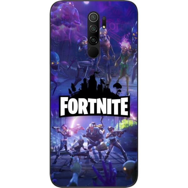 

Силиконовый чехол SMTT для Xiaomi Redmi 9 с картинкой Игры Фортнайт лого
