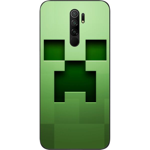 

Силиконовый чехол SMTT для Xiaomi Redmi 9 с картинкой Игры Майнкрафт скин