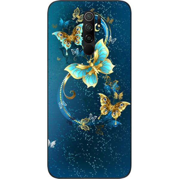 

Чехол силиконовый SMTT для Xiaomi Redmi 9 с картинкой Красивые бабочки
