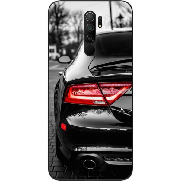 

Бампер силиконовый SMTT для Xiaomi Redmi 9 с рисунком Машина