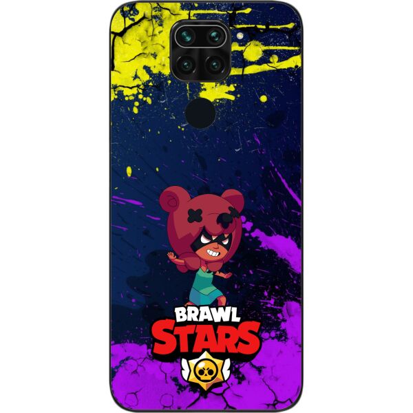 

Силиконовый чехол SMTT для Xiaomi Redmi Note 9 с картинкой Бравл Старс герой Нита