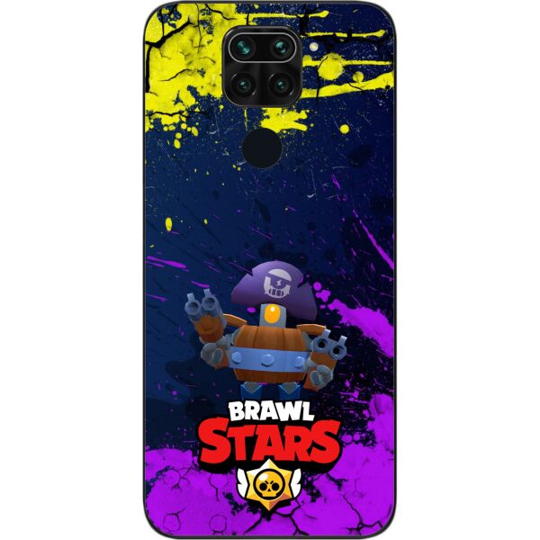 

Силиконовый чехол SMTT для Xiaomi Redmi Note 9 с картинкой Бравл Старс герой Деррил
