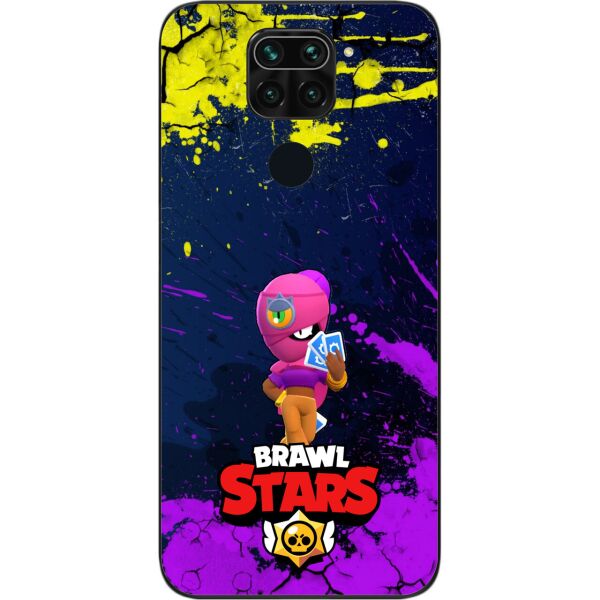 

Силиконовый чехол SMTT для Xiaomi Redmi Note 9 с картинкой Бравл Старс герой Тара