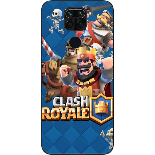 

Силиконовый чехол SMTT для Xiaomi Redmi Note 9 с картинкой Игры Clash Royale герои