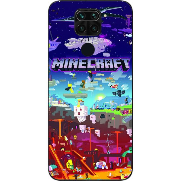 

Силиконовый чехол SMTT для Xiaomi Redmi Note 9 с картинкой Игры Minecraft