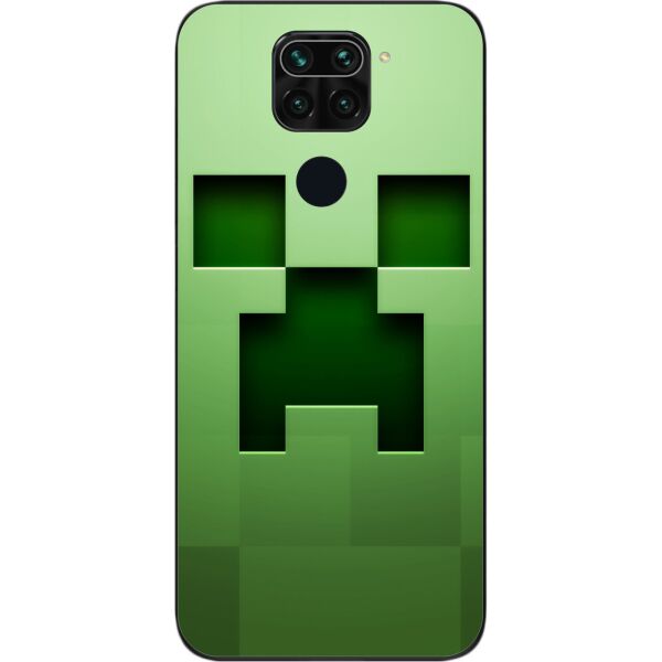 

Силиконовый чехол SMTT для Xiaomi Redmi Note 9 с картинкой Игры Майнкрафт скин