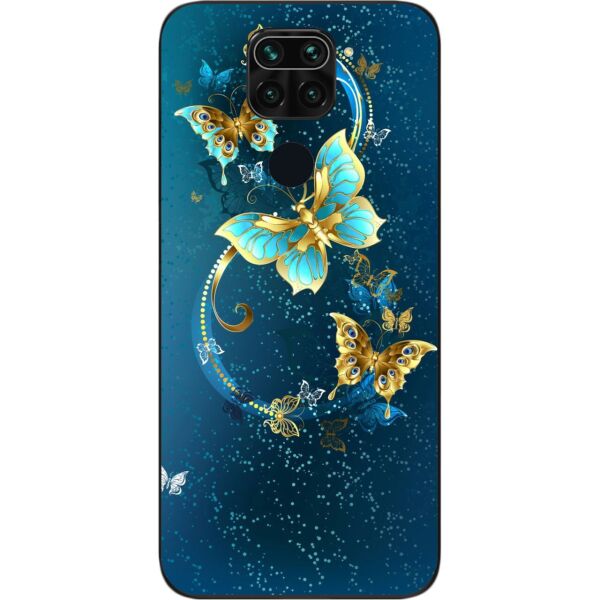 

Чехол силиконовый SMTT для Xiaomi Redmi Note 9 с картинкой Красивые бабочки