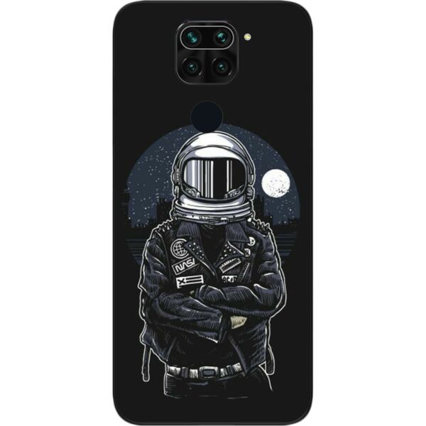 

Чехол силиконовый SMTT для Xiaomi Redmi Note 9 с картинкой Космонавт и луна