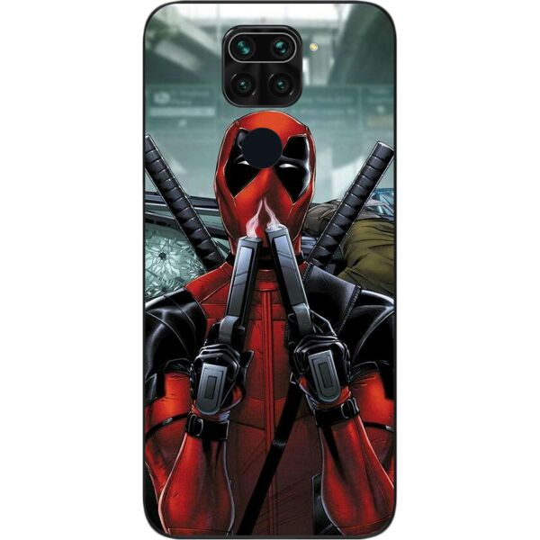 

Силиконовый чехол SMTT для Xiaomi Redmi Note 9 с картинкой Дэдпул