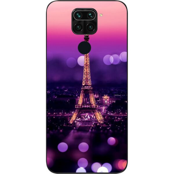 

Оригинальный силиконовый чехол SMTT для Xiaomi Redmi Note 9 с картинкой Париж ночью