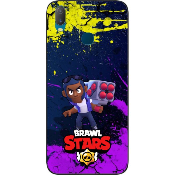 

Силиконовый чехол SMTT для Vivo Y11 с картинкой Бравл Старс герой Брок