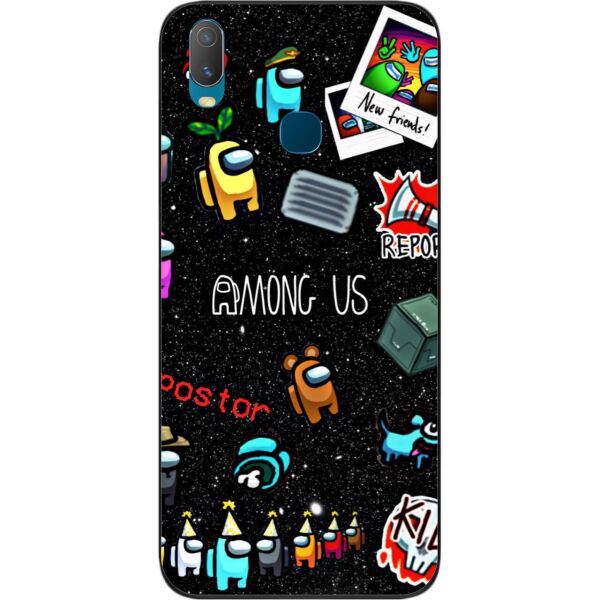 

Силиконовый чехол SMTT для Vivo Y11 с картинкой Among us Найди меня