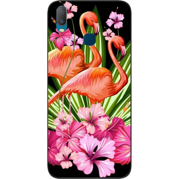 

Чехол силиконовый SMTT для Vivo Y11 с картинкой Фламинго