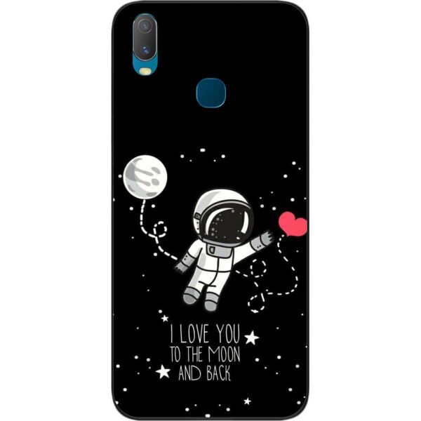 

Оригинальный силиконовый чехол SMTT для Vivo Y11 с картинкой Любовь до луны