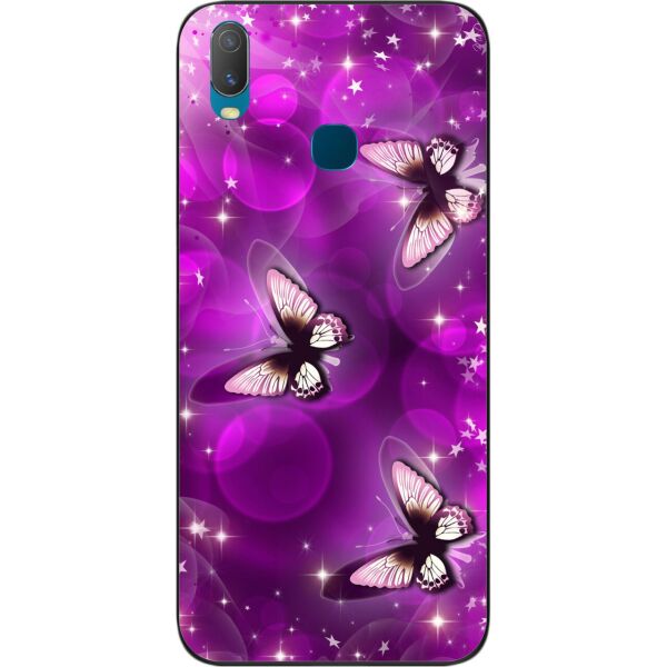 

Оригинальный чехол SMTT для Vivo Y11 с картинкой Сиреневые бабочки