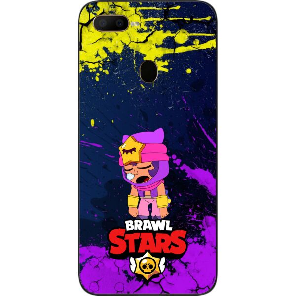 

Силиконовый чехол SMTT для OPPO A5s с картинкой Бравл Старс герой Сэнди