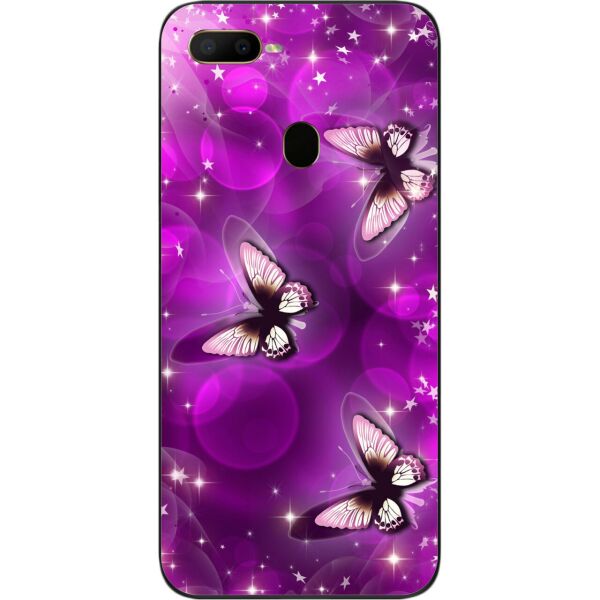 

Оригинальный чехол SMTT для OPPO A5s с картинкой Сиреневые бабочки