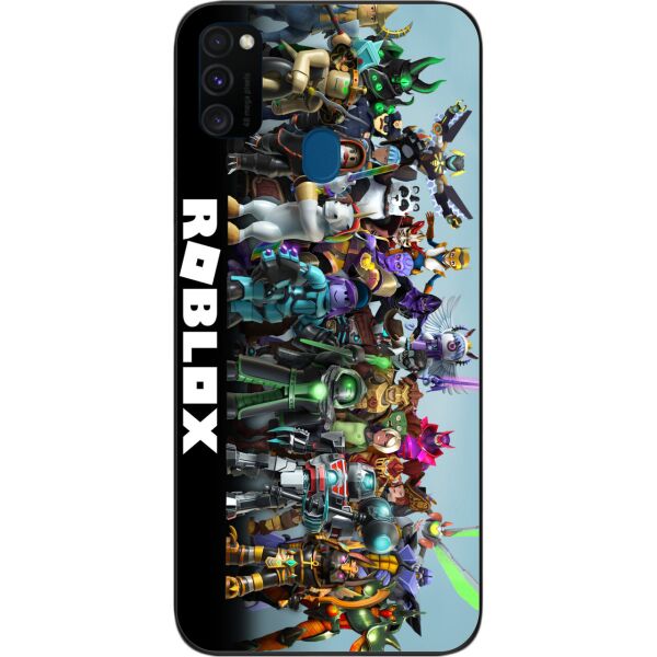 

Силиконовый чехол SMTT для Samsung M30s Galaxy M307F с картинкой Игры Роблокс герои