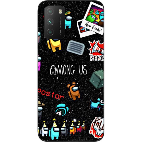 

Силиконовый чехол SMTT для Xiaomi Poco M3 с картинкой Among us Найди меня