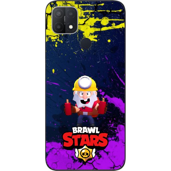 

Силиконовый чехол SMTT для OPPO A15 с картинкой Бравл Старс герой Динамайк