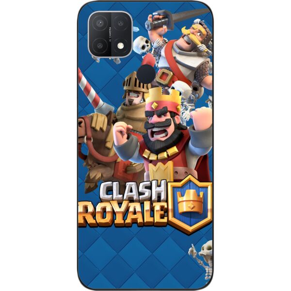 

Силиконовый чехол SMTT для OPPO A15 с картинкой Игры Clash Royale герои