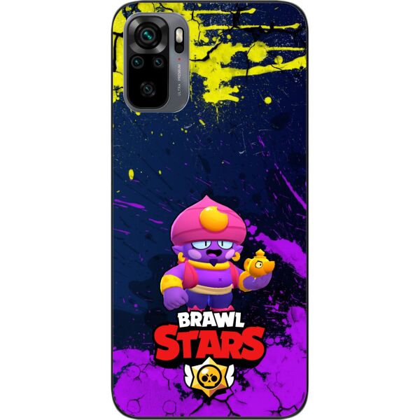 

Силиконовый чехол SMTT для Xiaomi Redmi Note 10 с картинкой Бравл Старс герой Джин