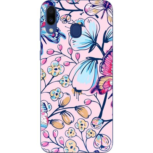 

Силиконовый бампер Casemarket с изображением для Samsung A40 2019 Galaxy A405F Цветочный узор