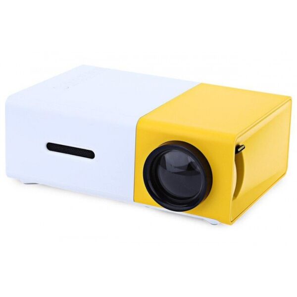 

Мультимедийный портативный проектор YG300 с динамиком White/Yellow