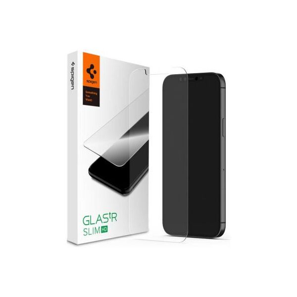 

Стекло защитное Spigen iPhone 12/12 Pro tR HD (1Pack) (AGL01511)