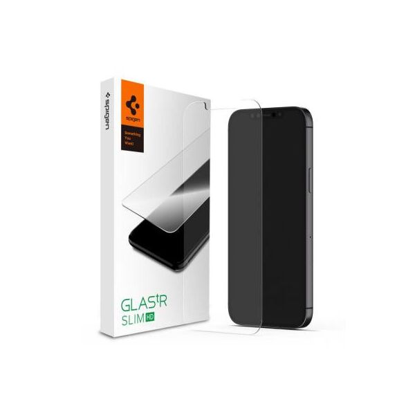 

Стекло защитное Spigen iPhone 12 mini tR HD (1Pack) (AGL01533)