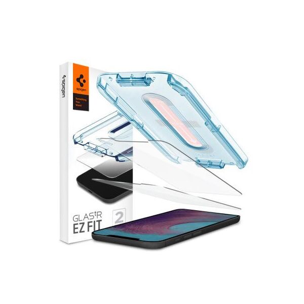 

Стекло защитное Spigen iPhone 12 Pro Max tR EZ Fit (2Pack) (AGL01791)
