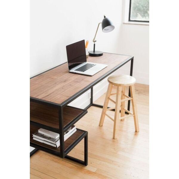 

Дизайнерский Письменный офисный стол с полками в стиле Лофт Loft Design RV639 ()