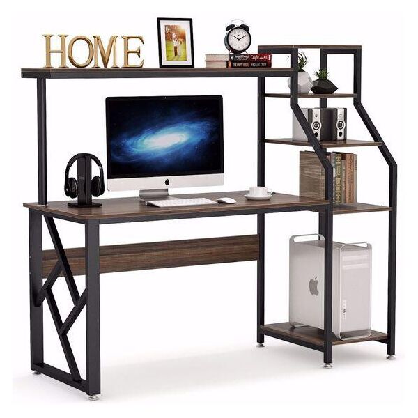 

Дизайнерский Письменный офисный стол с полками в стиле Лофт Loft Design RV624 ()