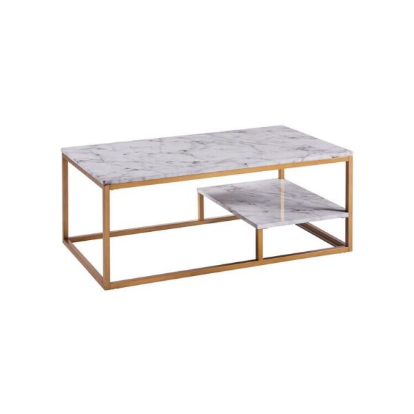 

Дизайнерский журнальный стол из Мрамора в стиле Лофт Loft Design RV265 ()