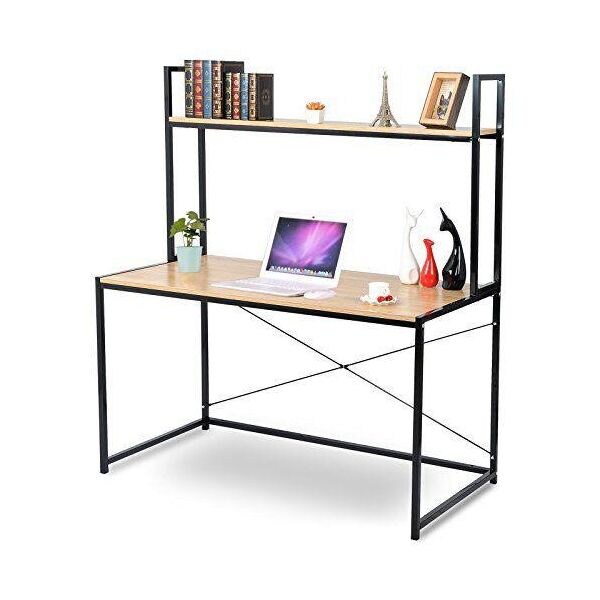 

Дизайнерский Письменный офисный стол с полкой в стиле Лофт Loft Design RV629 ()
